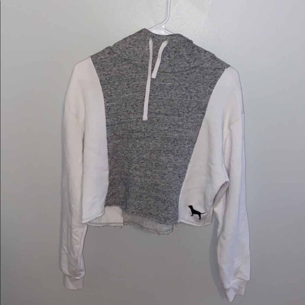 Pink Victoria’s Secret Crop Hoodie